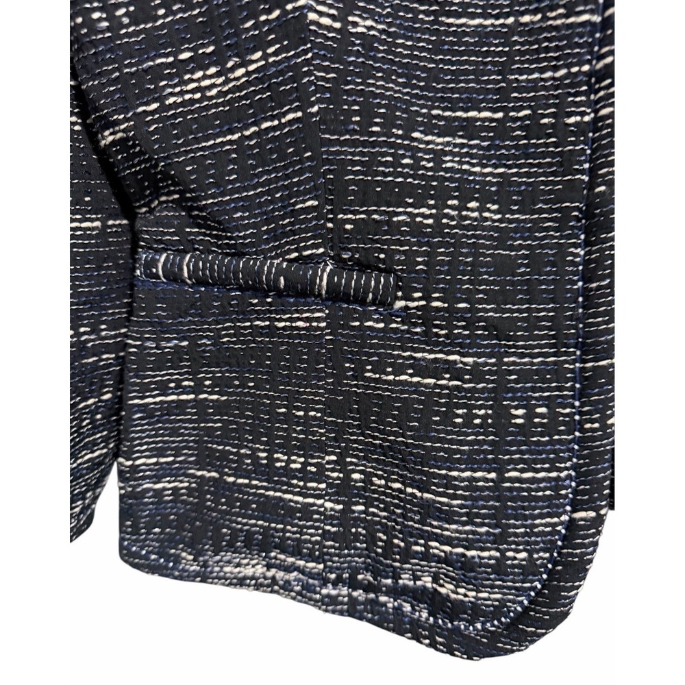 Leon Max Limited Edition Tweed Multi Black Blazer Women's Size 6 - Picture 7 of 13